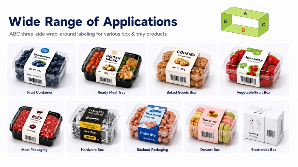 WINNEO 3/4-Side Wrap-Around Labeling Application